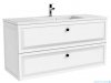 Oristo Montebianco szafka z umywalką Amelia 120x60x46 biały mat OR47-SD2S-120-2/UME-AM-120-92-C